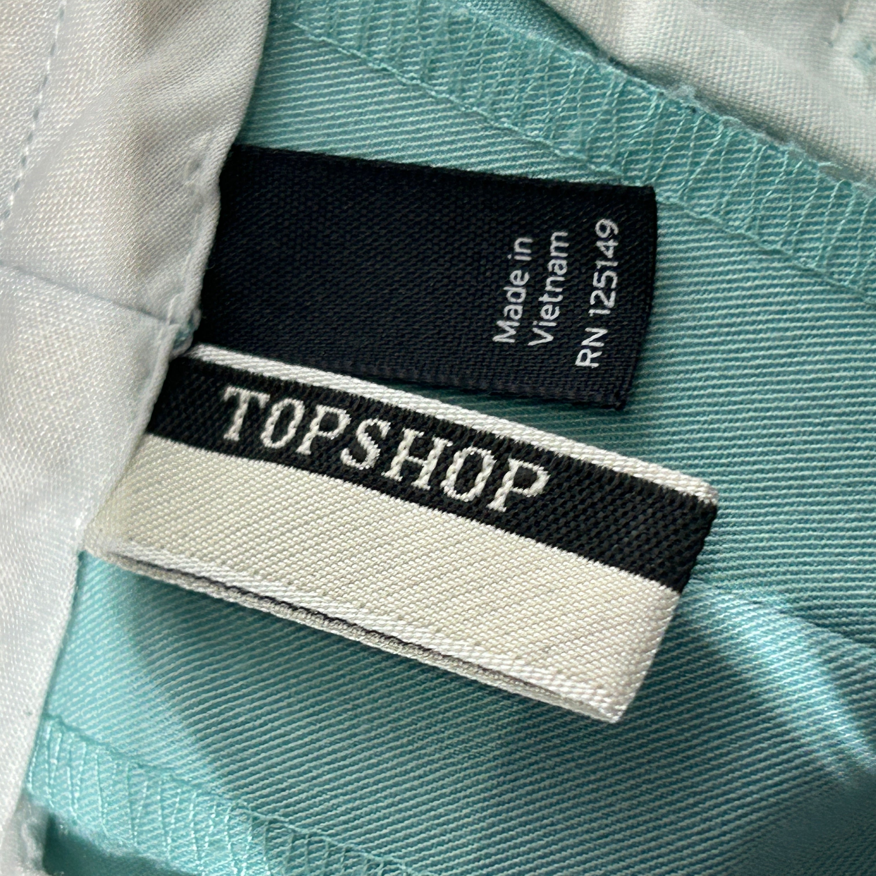TOPSHOP Aqua trousers